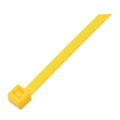 Abraçadeira De Nylon 100Mm X 2,5Mm Amarela Com 100Un Eletrorastro