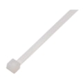 Abraçadeira De Nylon 100Mm X 2,5Mm Branca Com 100Un Eletrorastro