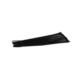 Abraçadeira De Nylon 100mm x 2,5mm Preta Com 100 Unidades Foxlux