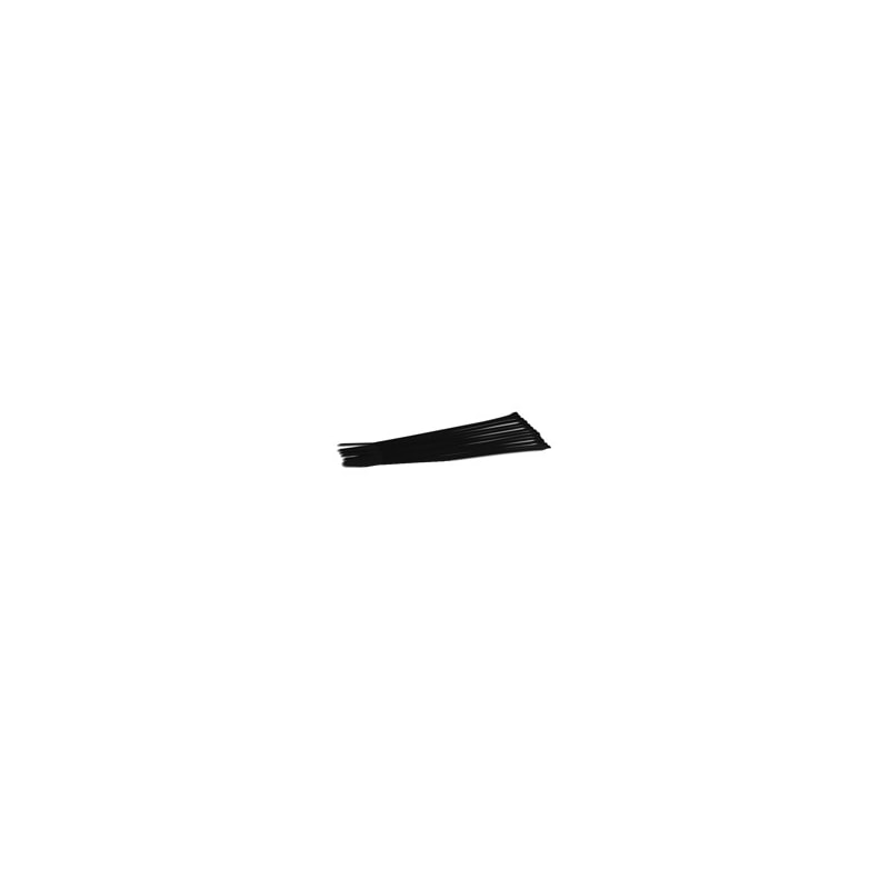 Abraçadeira De Nylon 100mm x 2,5mm Preta Com 100 Unidades Foxlux