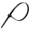 Abraçadeira De Nylon 100Mm X 2,5Mm Preta Com 100Un Rajix