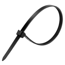 Abraçadeira De Nylon 200Mm X 4,8Mm Preta Com 100Un Rajix