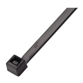 Abraçadeira De Nylon 300Mm X 4,8Mm Preta Com 50Un Eletrorastro