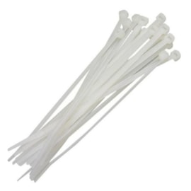 Abraçadeira de Nylon Branca 3,7x151mm Com 100 Unidades Hellerman
