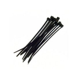 Abraçadeira de Nylon Preta 2,5x100mm Com 100 Unidades Hellermann
