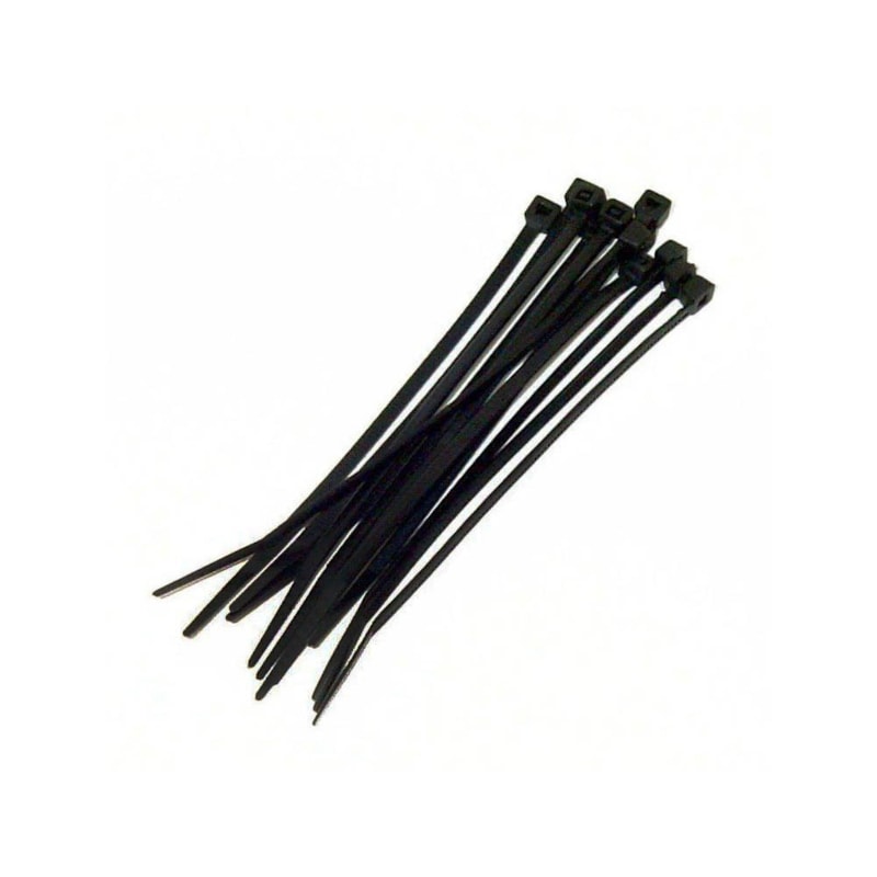 Abraçadeira de Nylon Preta 2,5x100mm Com 100 Unidades Hellermann