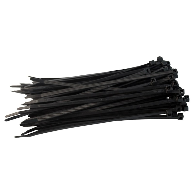 Abraçadeira de Nylon Preta 4,6 x 200mm Com 100 Unidades Hellermann