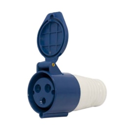 Acoplamento Blindado 2P+T 32A 250V Azul Metaltex Acoplamento Blindado 2P+T 32A 250V Azul Metaltex