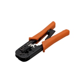 Alicate para Crimpar com Catraca Conectores RJ10/RJ11/RJ12/RJ45 Fertronica Alicate para Crimpar com Catraca Conectores RJ10/RJ11/RJ12/RJ45 Fertronica