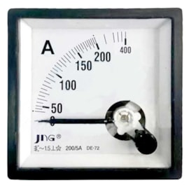 Amperímetro Analógico 72X72mm CP-T72 200/5A Para TC JNG