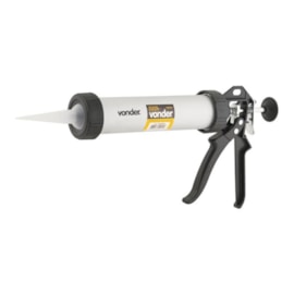 Aplicador de Silicone Tubular Alumínio Cinza Vonder Aplicador de Silicone Tubular Alumínio Cinza Vonder