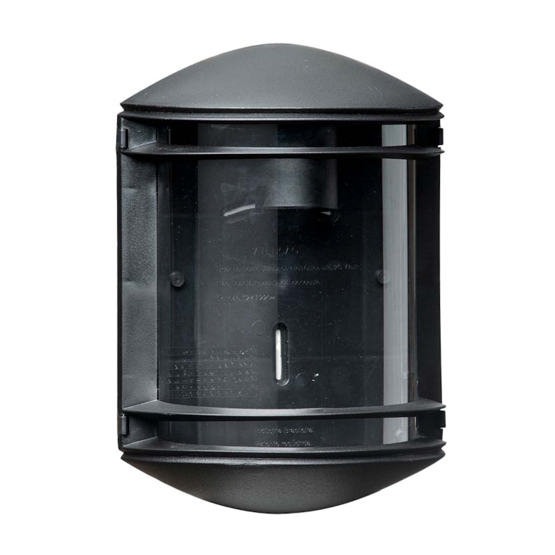 Arandela Elegance Preta Com Lente Transparente 1 Lâmpada E27 Dital