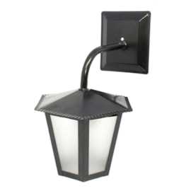 Arandela Externa Colonial Sextavada L-1-B Preto Ideal Arandela Externa Colonial Sextavada L-1-B Preto Ideal