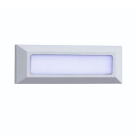 Arandela Externa Matte LED Branca 5W Luz Branca Bivolt Bella Arandela Externa Matte LED Branca 5W Luz Branca Bivolt Bella