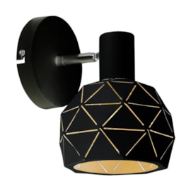 Arandela Faces Preto Startec Arandela Faces Preto Startec