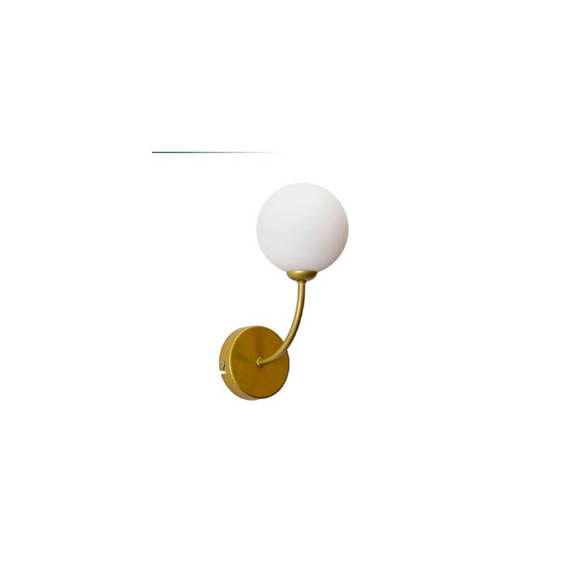 Arandela Grape 12CM Ouro com Branco Para 1 Lâmpada G9 Bivolt STARLUX