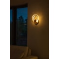 Arandela LED 6W 3000K 15Cm Dourado Metal Com Cristal Bivolt Sindora