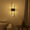 Arandela LED 6W 3000K 400LM Dourado E Preto Bivolt Eletrorastro