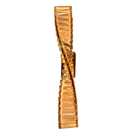 Arandela Led Espiral 8w 3000k Dourado e Transparente Bivolt Eletrorastro