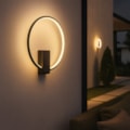 Arandela LED Hungria 12W 3000K 720LM Preto Bivolt Eletrorastro