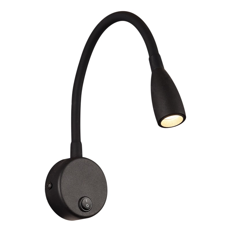 Arandela Led Megrez 3W 3000K 180Lm Preta Bivolt Astraled