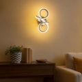 Arandela Led Oliver 22w 3000k Branco Quente 1760lm Cromada Eletrorastro