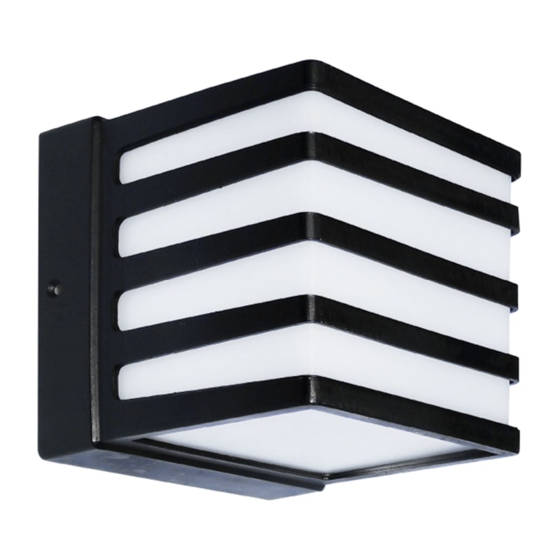 Arandela Led Ornel Preta 8W 3000K 640Lm Ip65 Bivolt Astraled