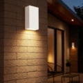 Arandela Led Poppy 8W 3000K 240Lm Branca Ip65 Bivolt Eletrorastro