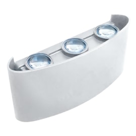 Arandela Led Sierra 6W 3000K Branco Com Efeito Bivolt Ecoforce