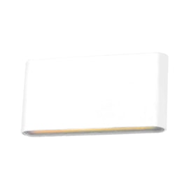 Arandela LED Wall Branca 12W Luz Amarela Bivolt Germany Arandela LED Wall Branca 12W Luz Amarela Bivolt Germany