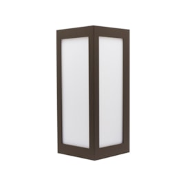 Arandela Retangular Bolt 288 Marrom Ideal Arandela Retangular Bolt 288 Marrom Ideal