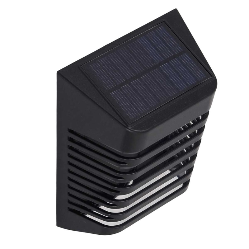 Arandela Solar Aruana 3W 180Lm 3000K Ip54 Preto Gaya