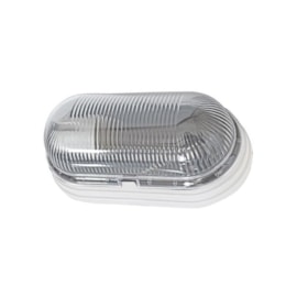 Arandela Tartaruga Mini Branca Sem Grade 1 Lâmpada E27 Dital