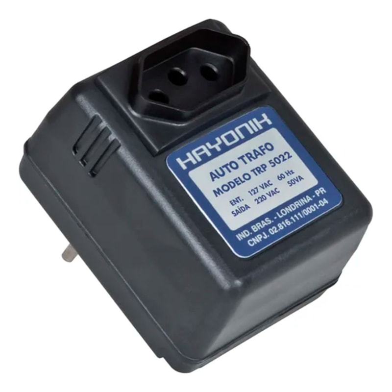 Auto Transformador De Parede E-220 S-127 50Va Trp5011 Hayonik