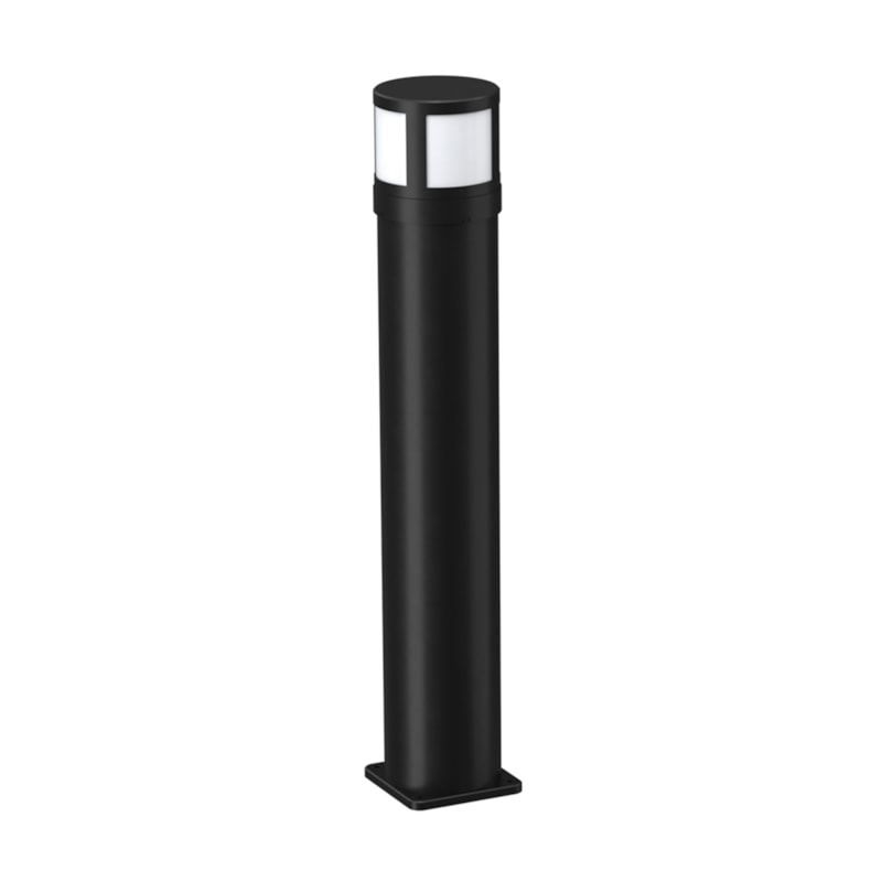 Balizador De Jardim Led Preto 65Cm 8W 3000K 560Lm Bivolt Bl01-065P Nitrolux