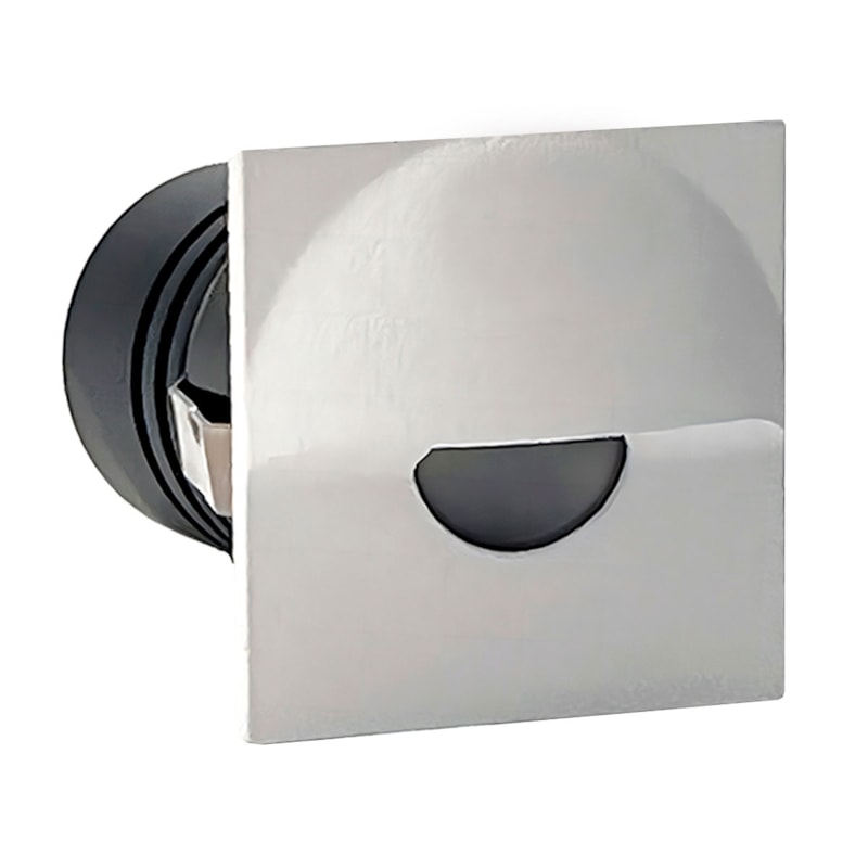 Balizador De Parede Led Embutir Romi 1,0W 3000K 25Lm Nordecor