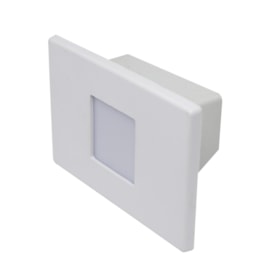 Balizador Externo LED Branco Horizontal 3W 4401 Luz Amarela Bivolt Ideal Balizador Externo LED Branco Horizontal 3W 4401 Luz Amarela Bivolt Ideal