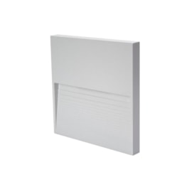 Balizador Externo LED Light Branco 2W Luz Amarela Bivolt Germany Balizador Externo LED Light Branco 2W Luz Amarela Bivolt Germany