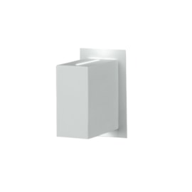 Balizador Externo Retangular 2 Fachos de Luz Laser Branco Bivolt Ideal Balizador Externo Retangular 2 Fachos de Luz Laser Branco Bivolt Ideal