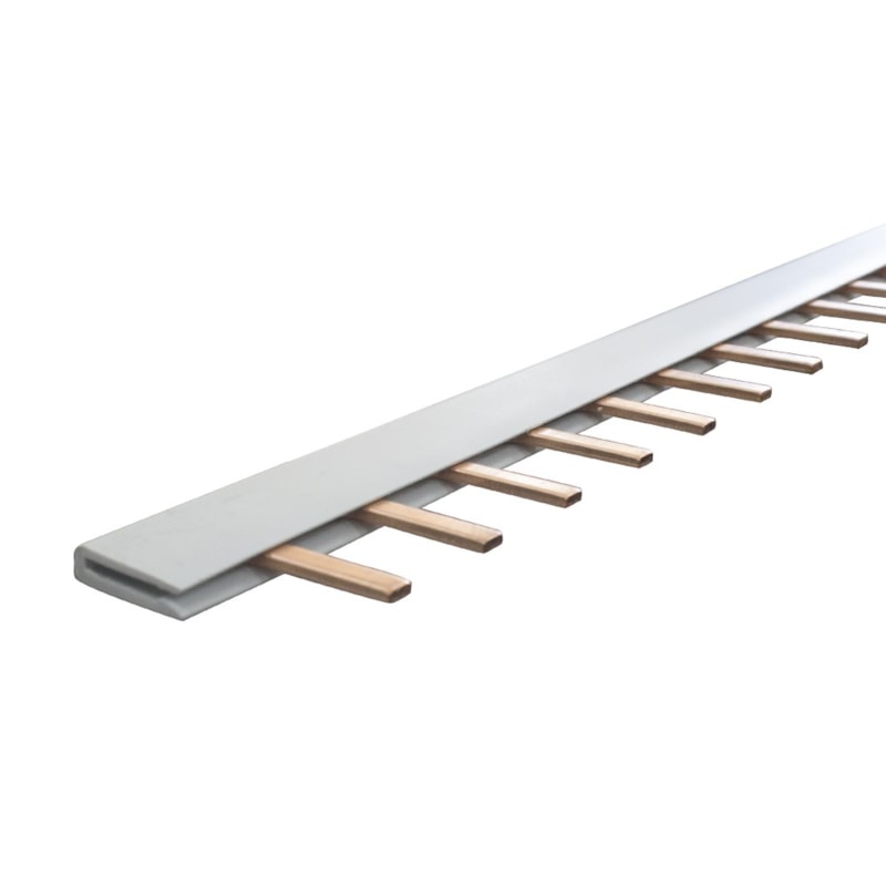 Barramento Pino Din 80A Monofásico 57 Polos Br 1 Metro Schneider
