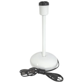 Base Abajur Branco 20cm Bivolt Claci Base Abajur Branco 20cm Bivolt Claci