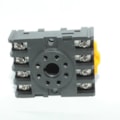 Base Para Rele Para Trilho 8 Pinos Metaltex