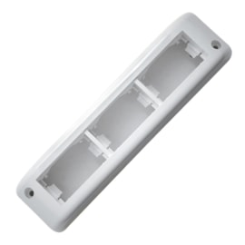 Bastidor Para 3 Módulos Branco Pezzi