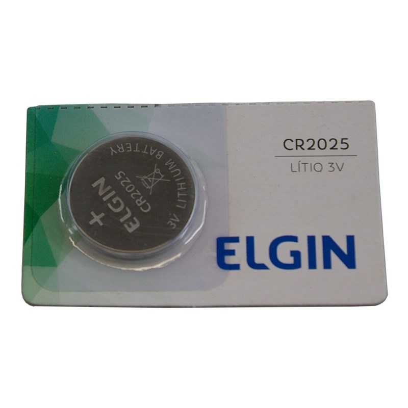 Bateria 3.0v Lithium CR2025 1 Unidade Elgin