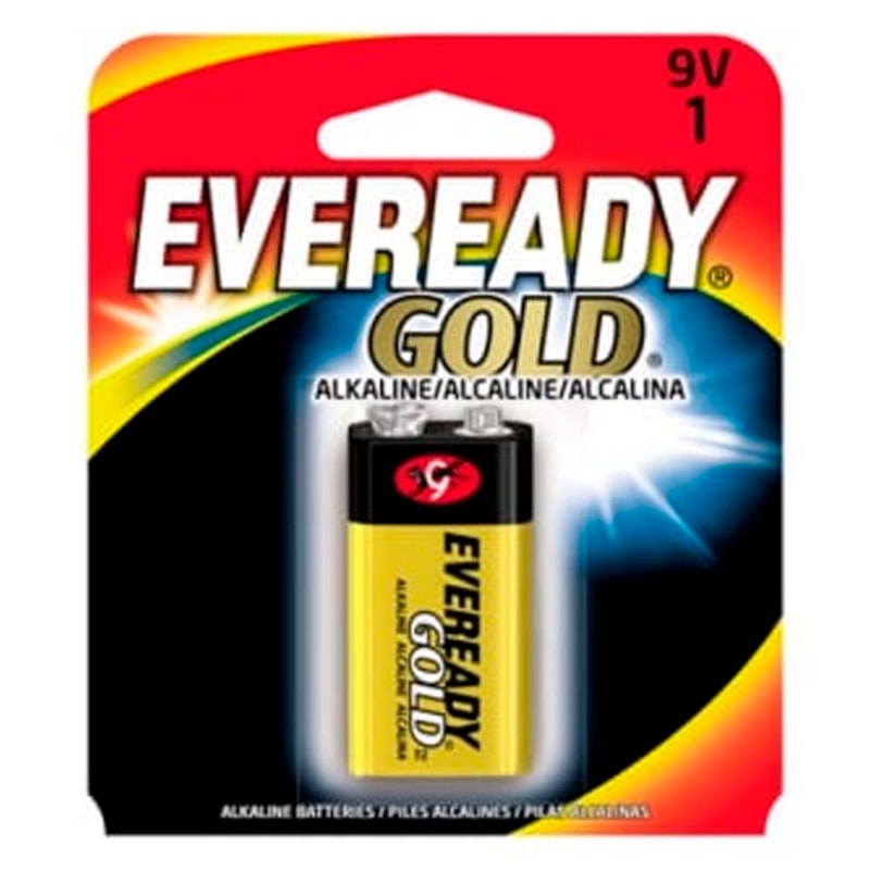 Bateria  9.0V Alkaline Eveready Gold Eveready