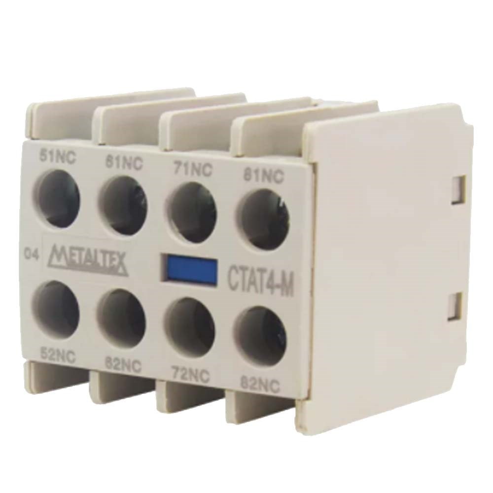 Bloco De Contato Auxiliar Frontal 2NA+2NF Para CTM6-16 e CX6 CTAT4
