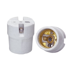 Bocal Adaptador E27 Porcelana para Plafon Decorlux Bocal Adaptador E27 Porcelana para Plafon Decorlux