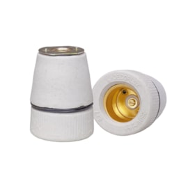 Bocal Adaptador E27 Porcelana para Prato BEDD Decorlux Bocal Adaptador E27 Porcelana para Prato BEDD Decorlux