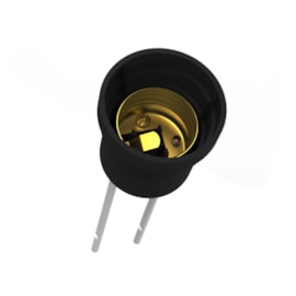 Bocal Adaptador E27 Preto com Rabicho Enerbras Bocal Adaptador E27 Preto com Rabicho Enerbras
