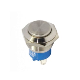 Botão Antivandalismo 19mm 1NA AV19HA Momentâneo Metaltex Botão Antivandalismo 19mm 1NA AV19HA Momentâneo Metaltex
